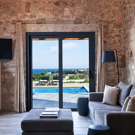 Luxury Rhodes Amina Sea View Private Swimming Pool 3 Bedrooms Kalithea Koskinou (Rhodes)